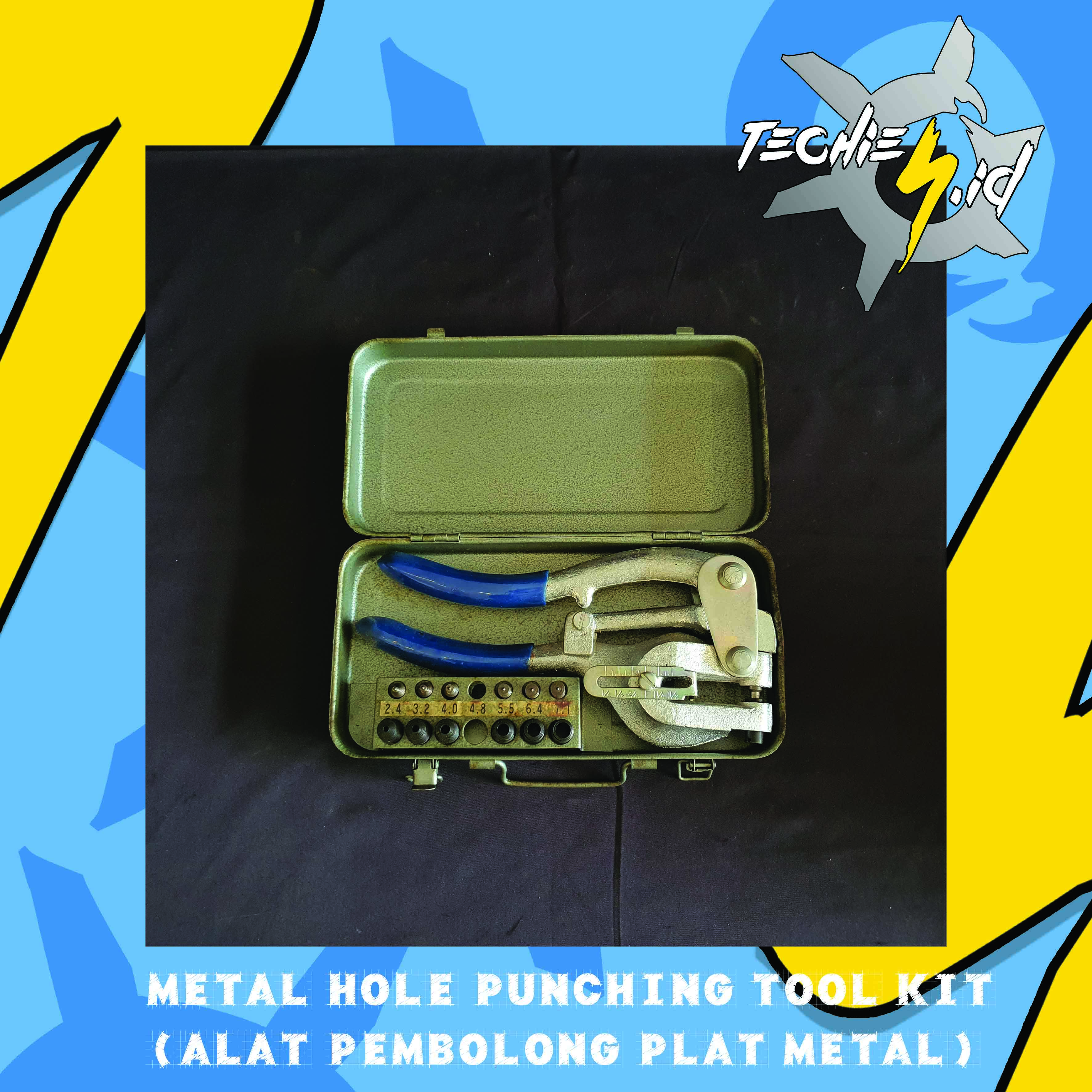 Metal Hole Punching Tool Kit (Alat Pembolong Plat Metal) Lazada Indonesia