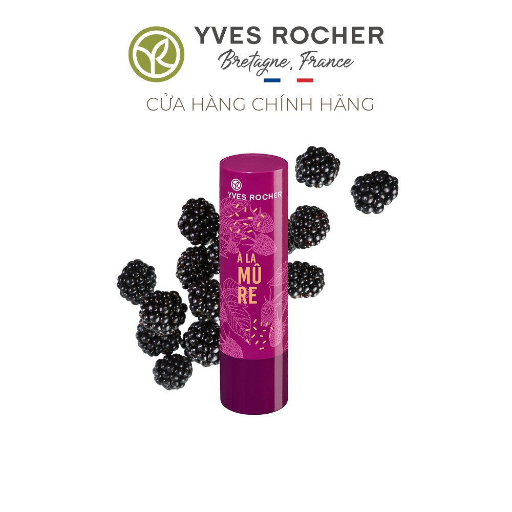 Son dưỡng môi Yves Rocher LIP BALM BLACKBERRY 4.8G