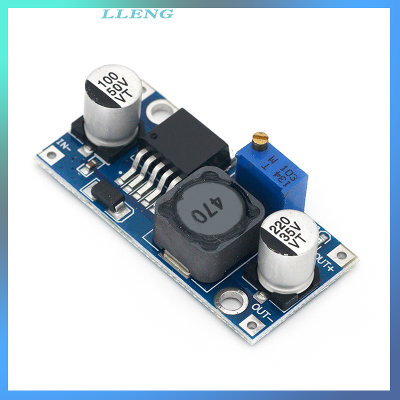 LLENG 3A Adjustable Step-Down Module DC-DC Buck Converter Adjustable Power Supply Module Power Supply Buck Converter Module 24V to 12V 5V 3V