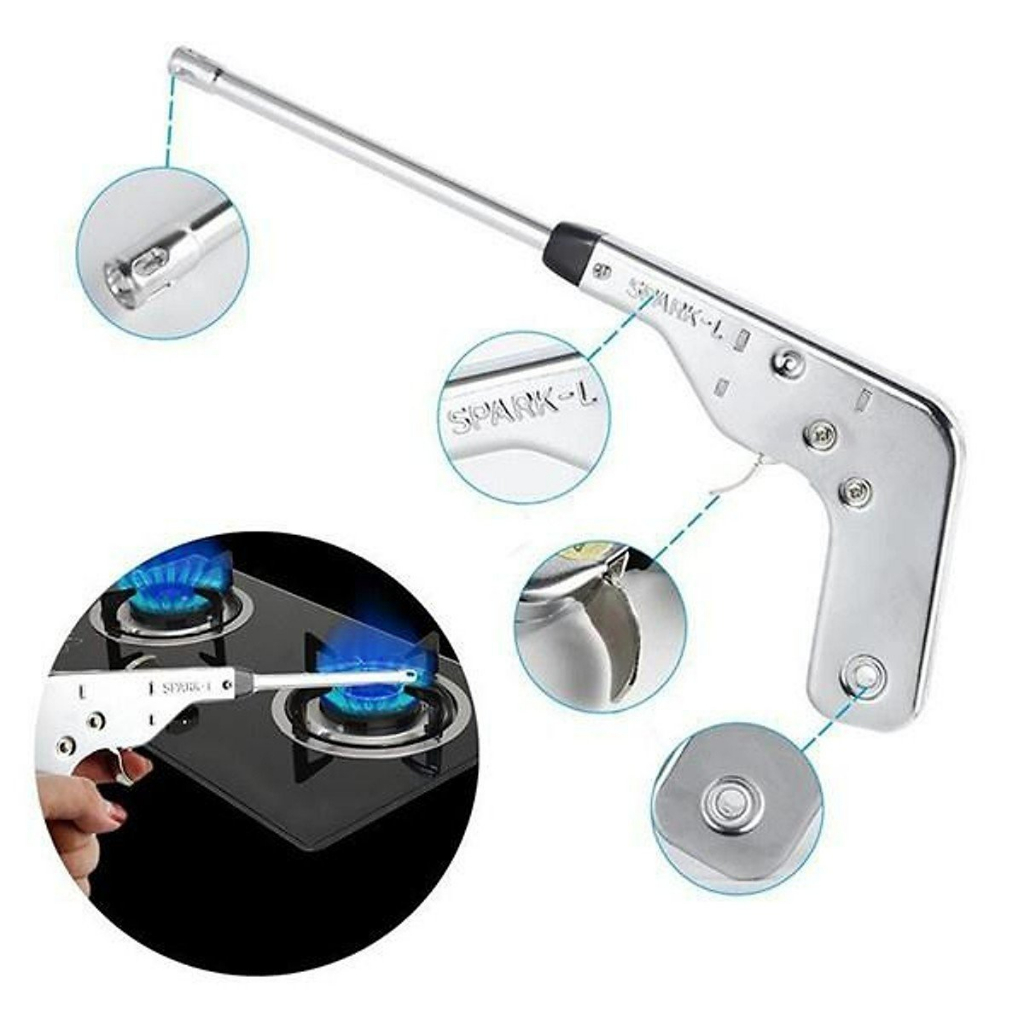 SÚNG INOX ĐÁNH LỬA MỒI BẾP GAS.