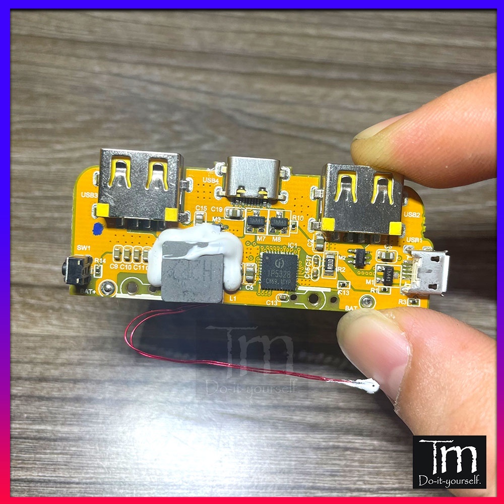 Mạch sạc dự phòng sạc nhanh qc3.0 chip ip5328 18w