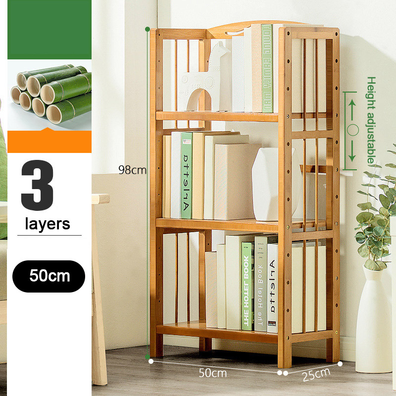 NFA Simple bookshelves, bookcases, floor partitions, storage shelves, solid wood multi-storey desktop dormitories, children, student combination cabinets
