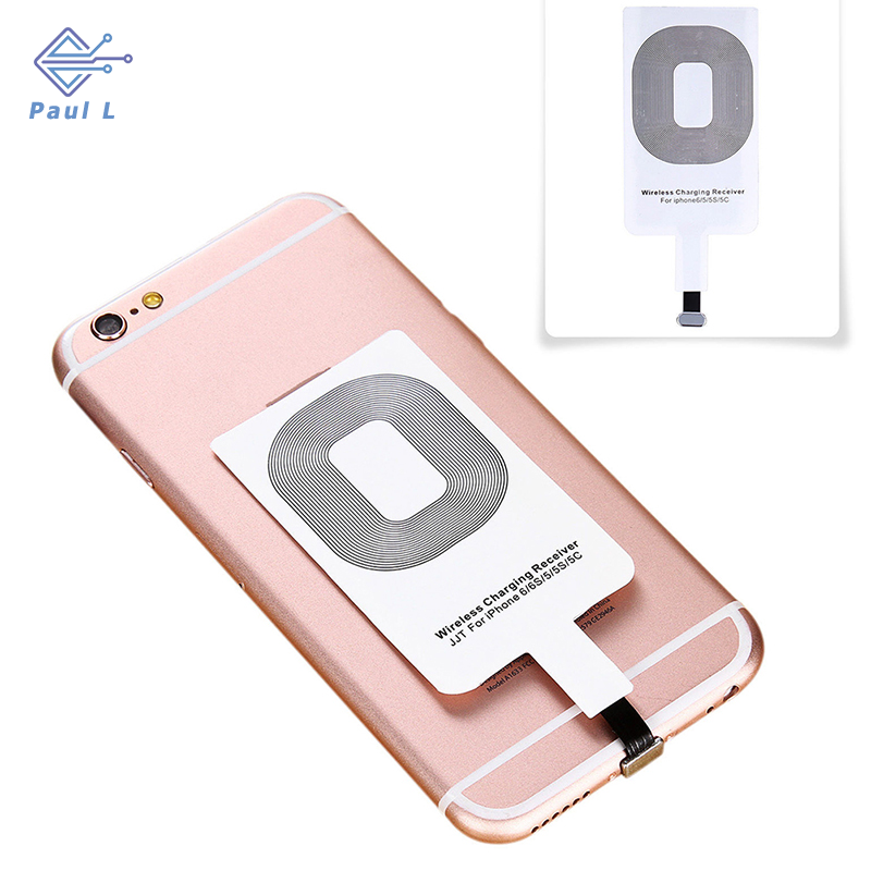Bộ chuyển đổi sạc không dây Qi Bộ thu sạc cho iPhone Samsung Android type-c