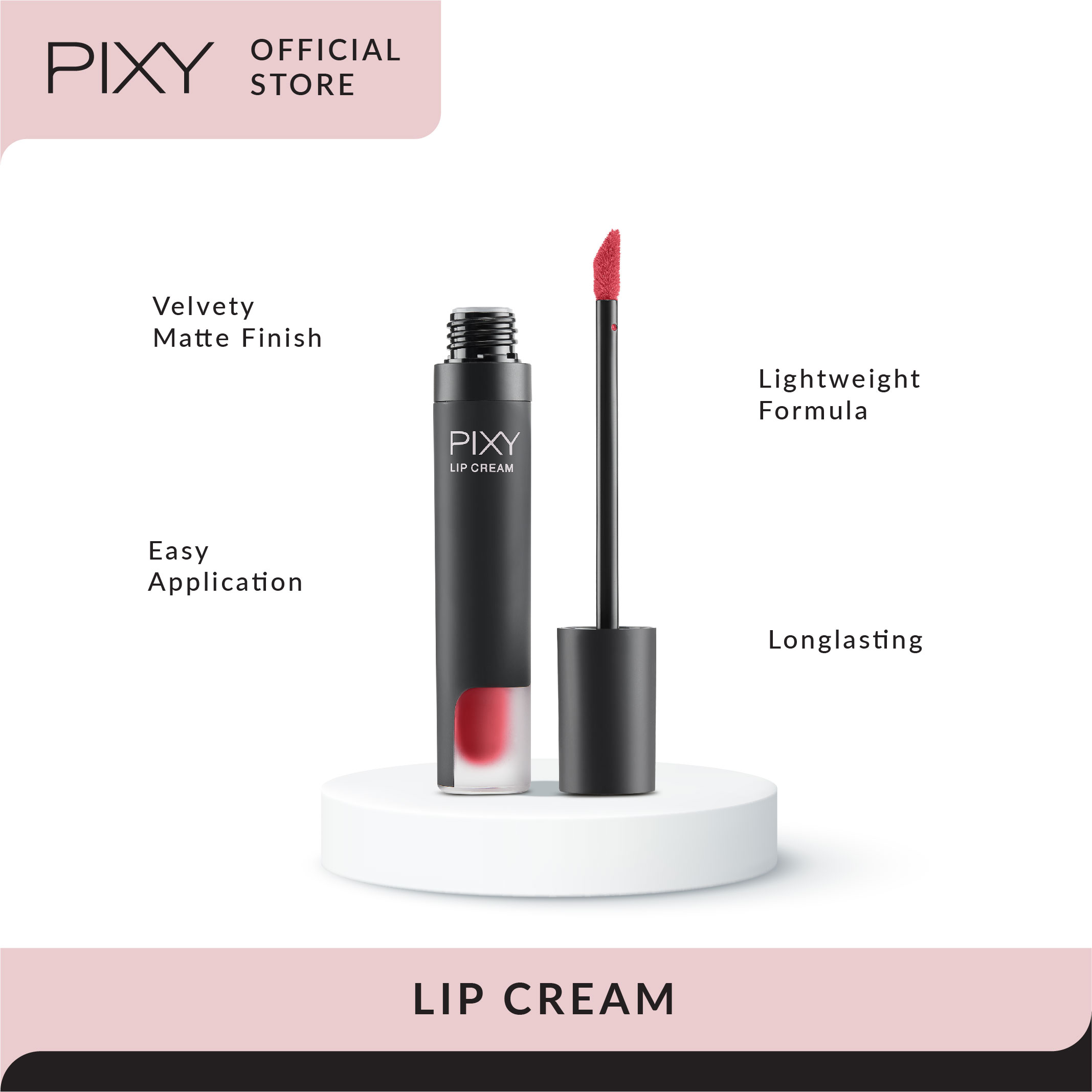 pixy lip cream shade 17 burning pink