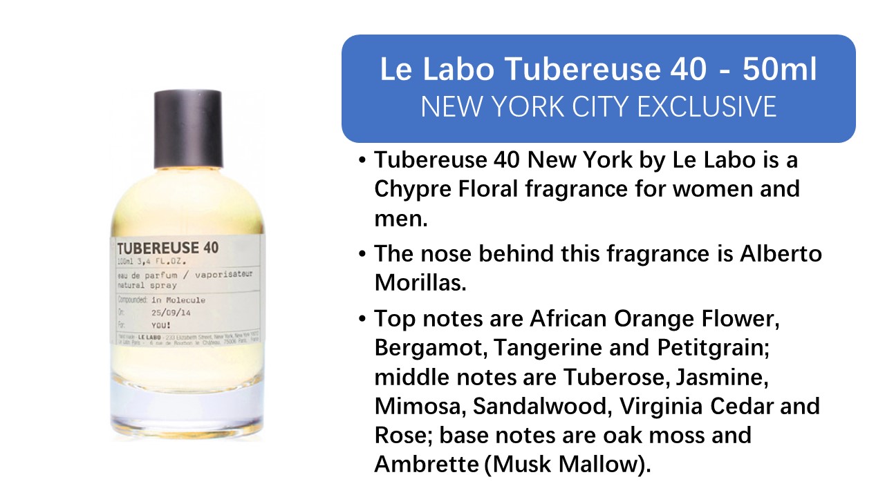 LE LABO ルラボ TUBEREUSE40 50ml 香水