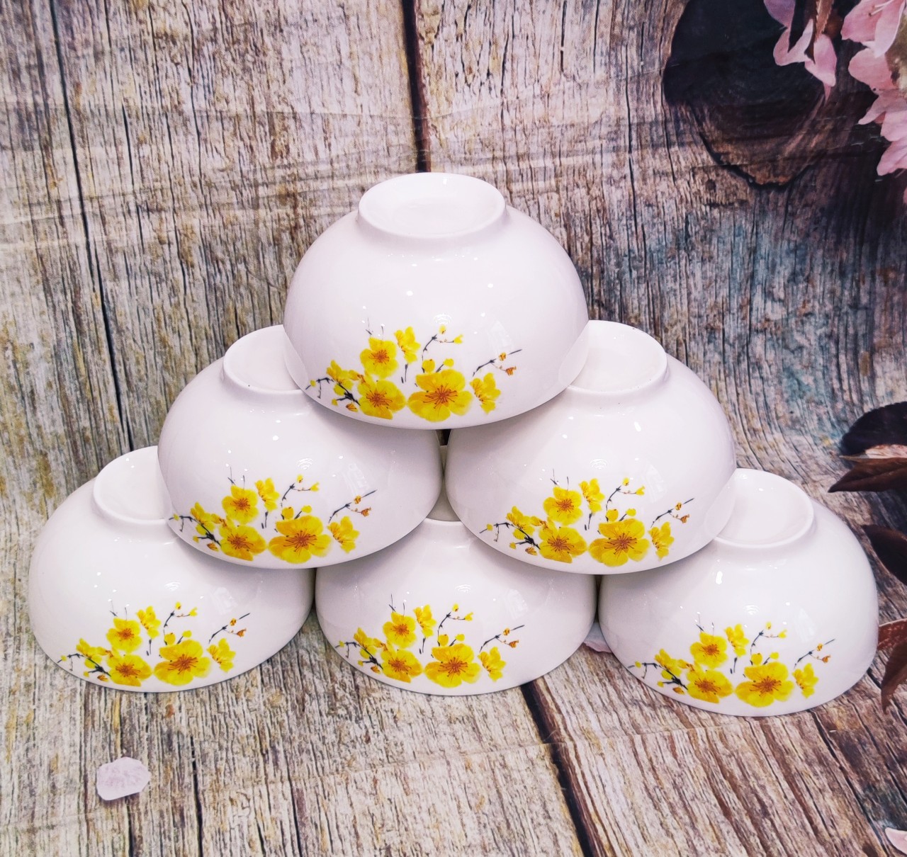 Bộ 10 chén sứ ăn cơm - chén sứ ăn cơm