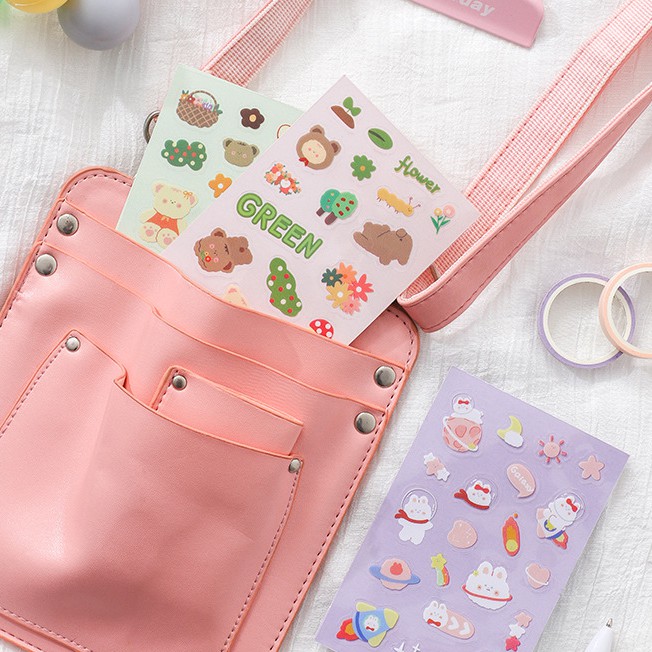 Sticker Gấu bông trang trí Happy Bear