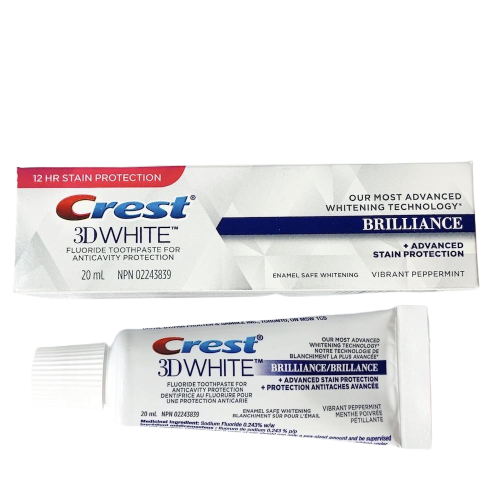 [Size Mini 20ml] Kem Đánh Răng Crest 3D White Brilliance