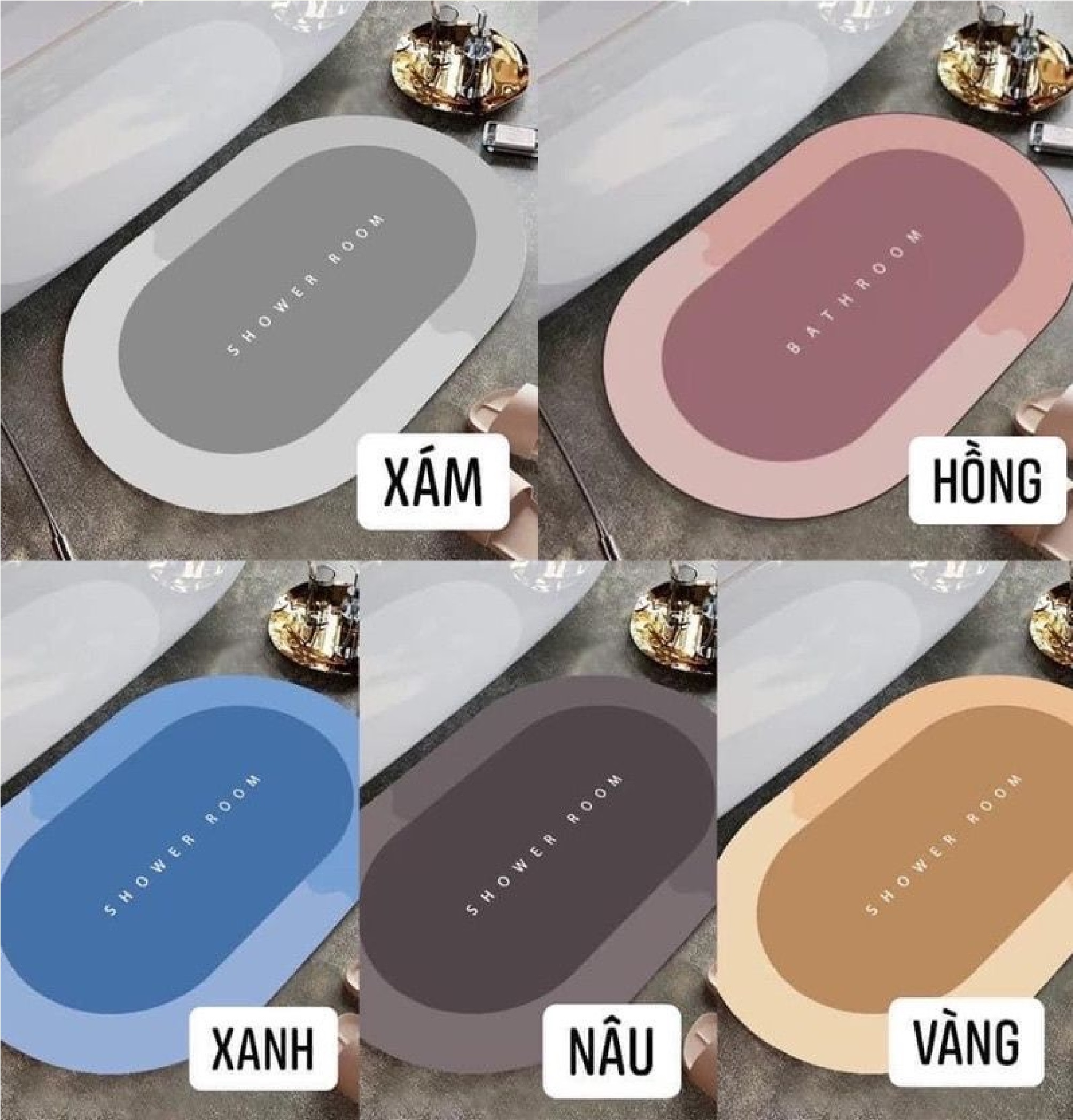 Thảm lót chân NAPA siêu thấm hút silicon
