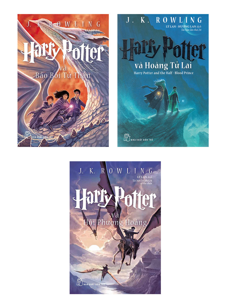 Sách - Combo Harry Potter 3 Tập (Tập 5 - Tập 7) - Newshop