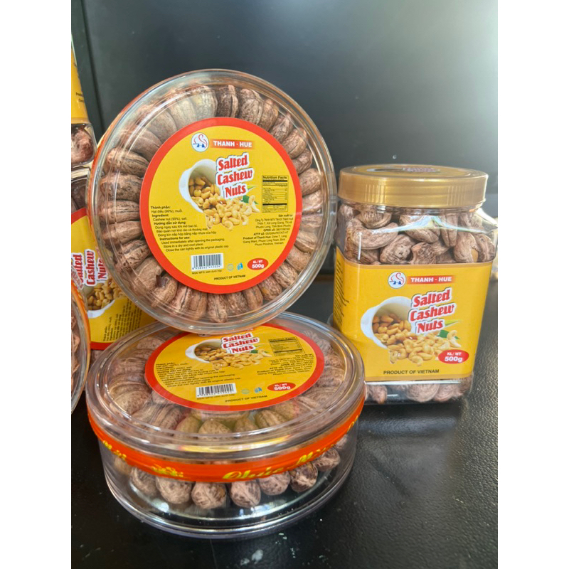 Hạt Điều Rang Muối xếp hoa A cồ 500gr