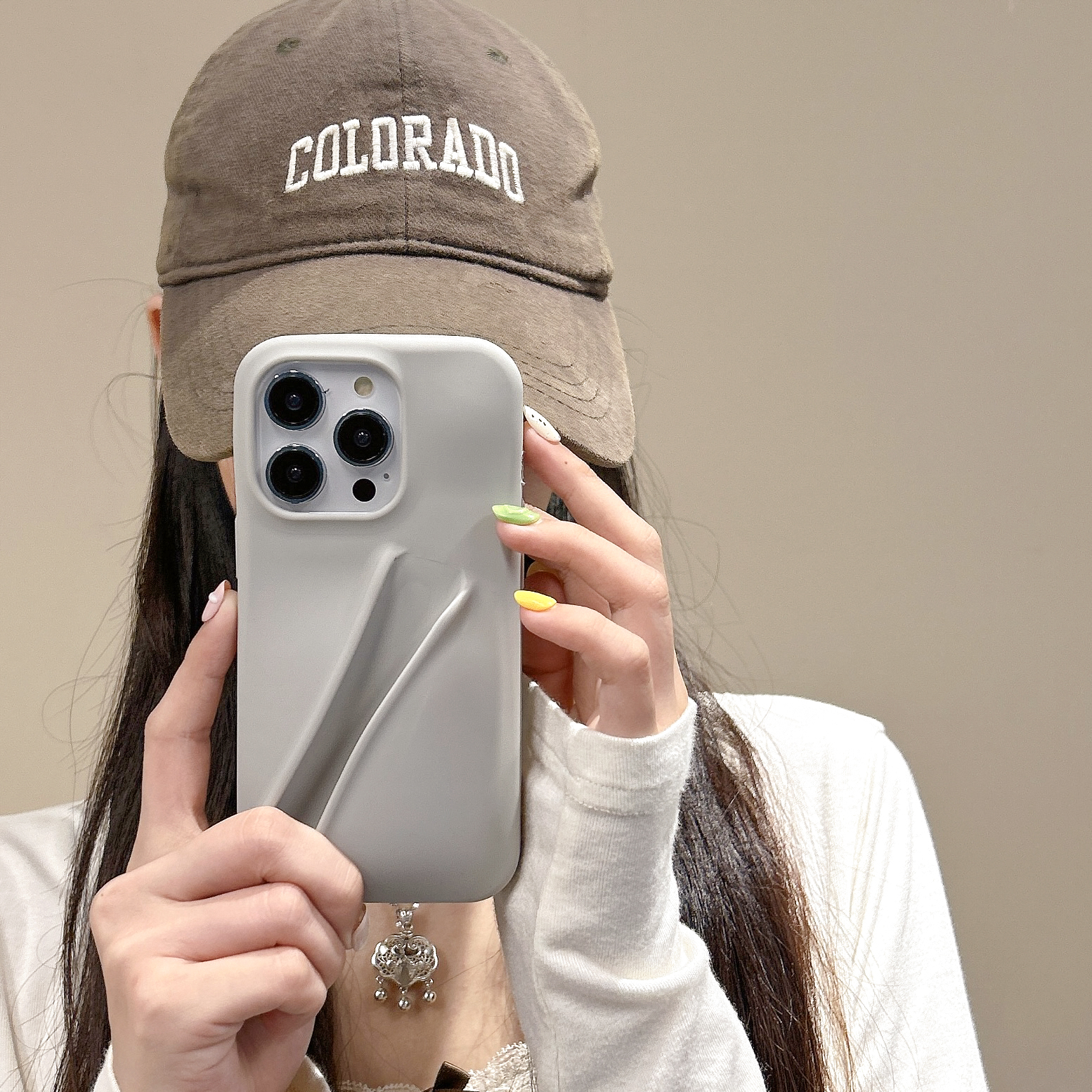 【Can Be Installed Lipstick】Sroof Case For iPhone 6 7 8 11 12 13 14 15 16 Pro Max X XR XS Max 7 8 14 15 16 Plus 12 13 Mini New fashion glossy soft liquid silicone Hailey Phone Case Back Cover.