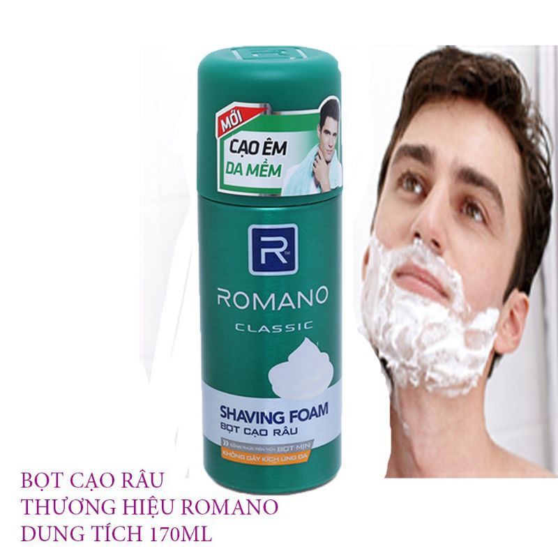 Bọt cạo râu Romano