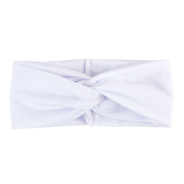 Geebro%20Plain%20Turban%20Headbands%20Twist%20Elastic%20Stretch%20Hairbands%20Fashion%20Headband%20Yoga%20Headwrap%20Spa%20Head%20Band%20-%20Image%202