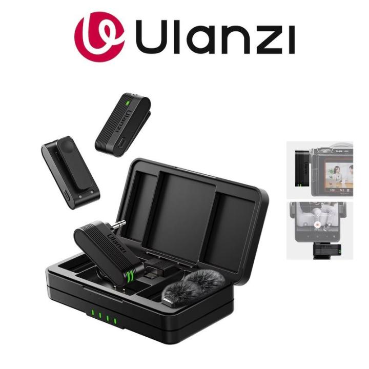 Ulanzi A100 Wireless Lavalier Mic – Perfect for Vlogging & Streaming.