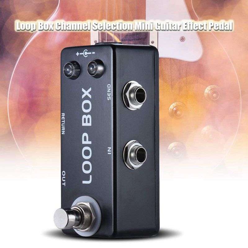 Mini Guitar Effect Pedal Loop Box Switcher Channel Selection True Bypass
