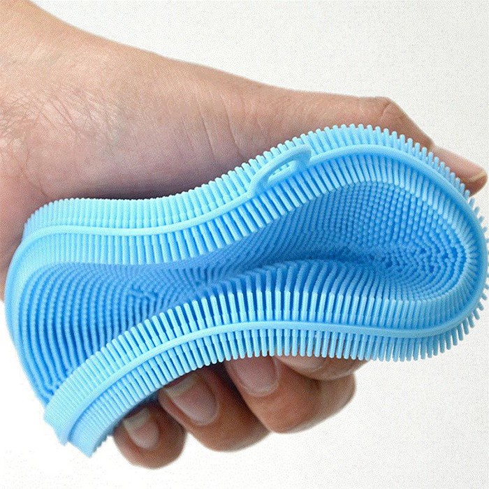 Miếng rửa chén silicon 🍁FREESHIP🍁miếng rửa bát có móc treo tiện dụng (Tuyển Sỉ )