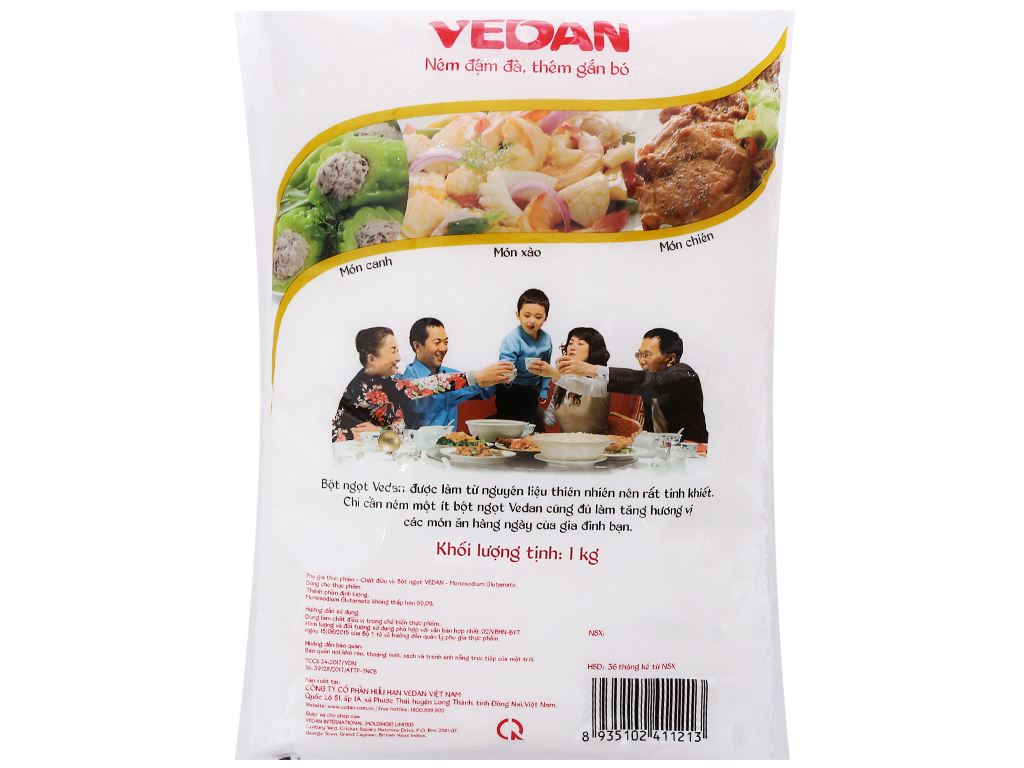 Bột ngọt hạt nhỏ Vedan