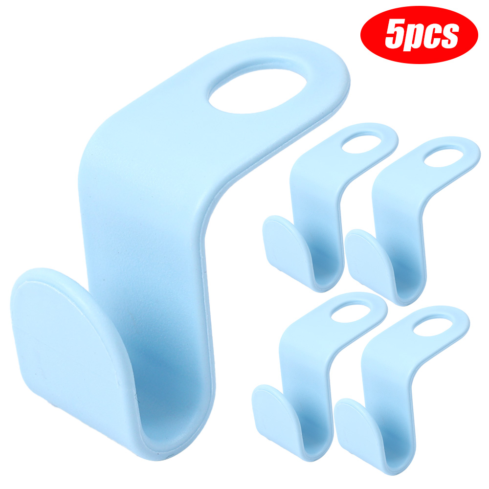 5Pcs Mini Clothes Hanger Connector Hooks Non-slip Clothes Cascading Closet Organizer Wardrobe Coat Storage Rack Hook Holder