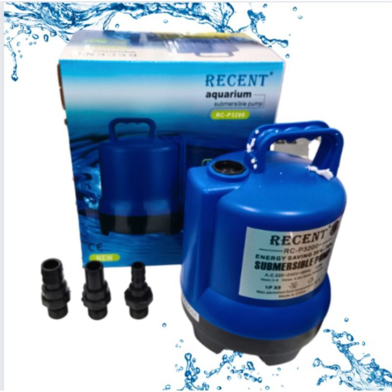 Pompa kolam air mancur RECENT RC P 3200 Model Termos