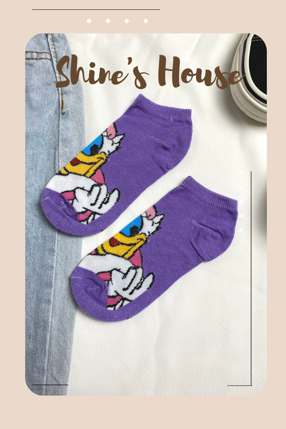 Vớ hình Disney dễ thương nhiều màu ( V001 )