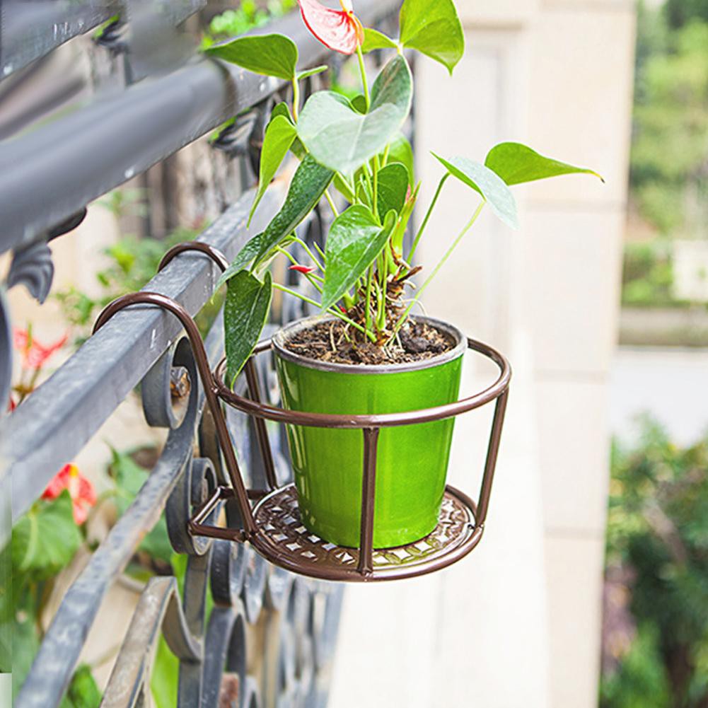 GIỎ SẮT ĐỂ CHẬU HOA TREO BAN CÔNG