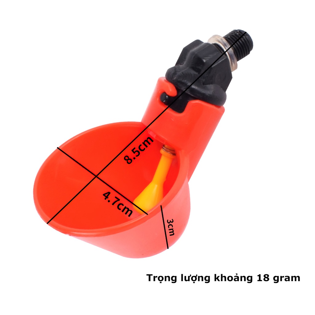 [HCM] máng uống tự động cho gà vịt - loại dạnh cốc hàng sịn - Randy888