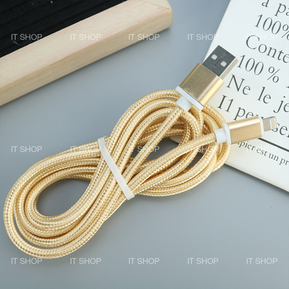 Cáp sạc dây bọc dù đầu Micro USB, Lightning TooYoo TY0212