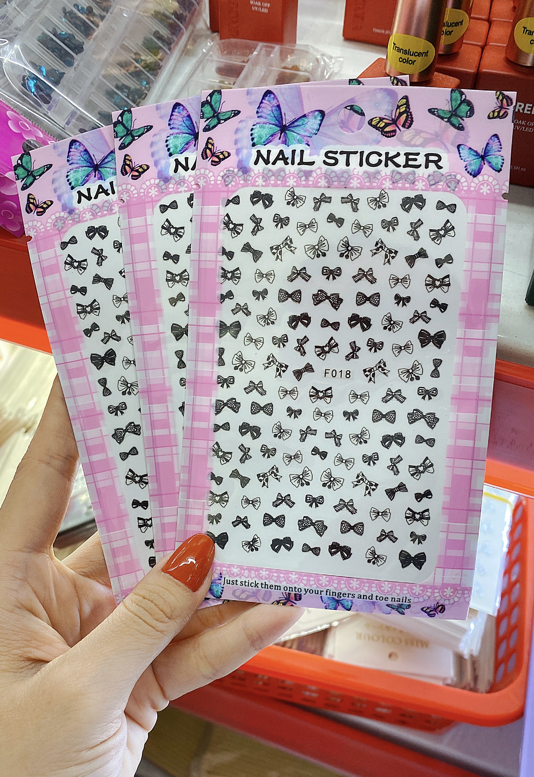 Hình dán Sticker trang trí móng tay - Mini Nails