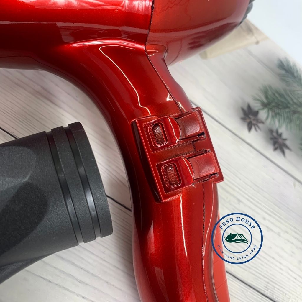 Máy sấy tóc công suất lớn HUSO 8802, Máy sấy 2 chiều, 3 chế độ nhiệt