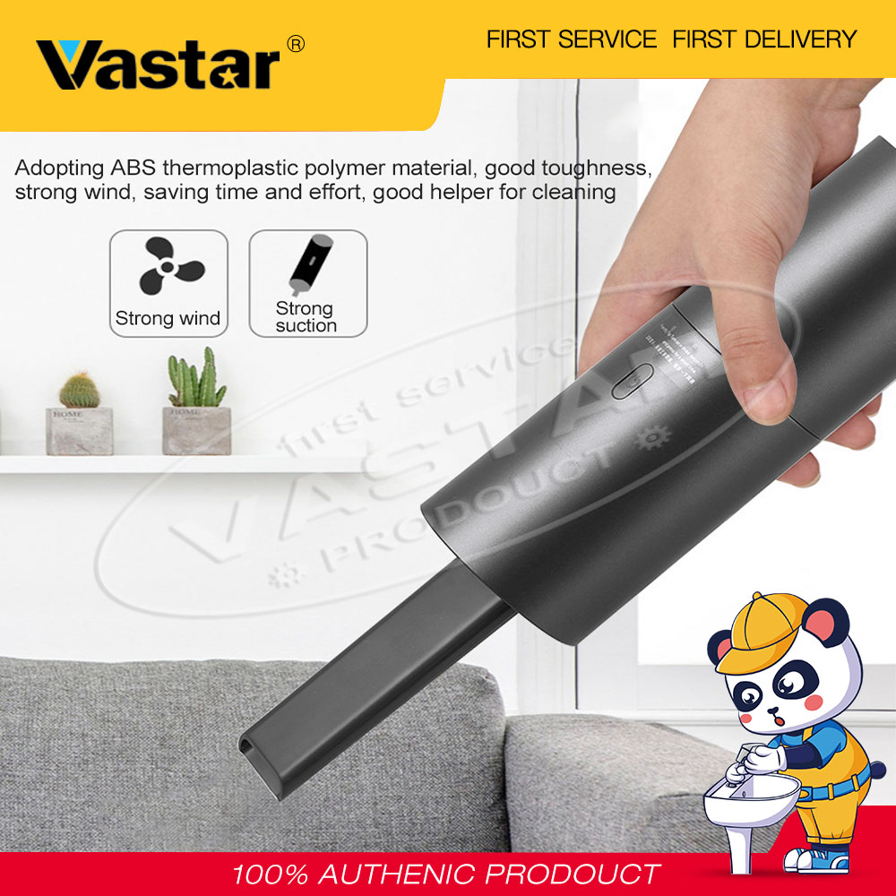 Vastar Mini Vacuum Cleaner USB Rechargeable Portable Cordless Vacuum Blower & Cleaner Dual-Use Handheld Aspirateur for Car and Home Use JD053-B