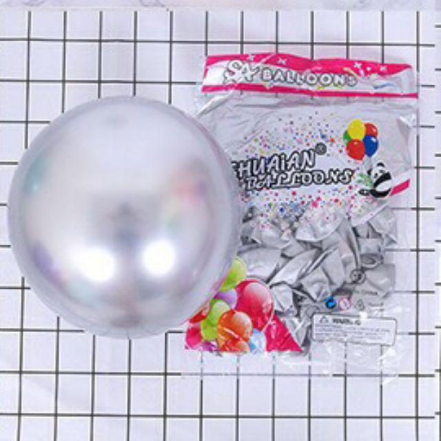 Set 50 bong bóng siêu nhũ 10 inch