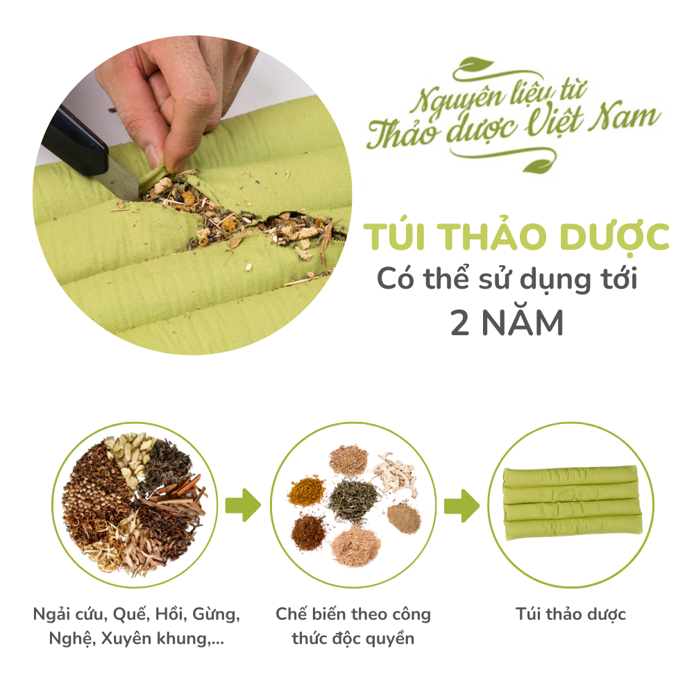 Túi Chườm Thảo Dược Chân Hapaku