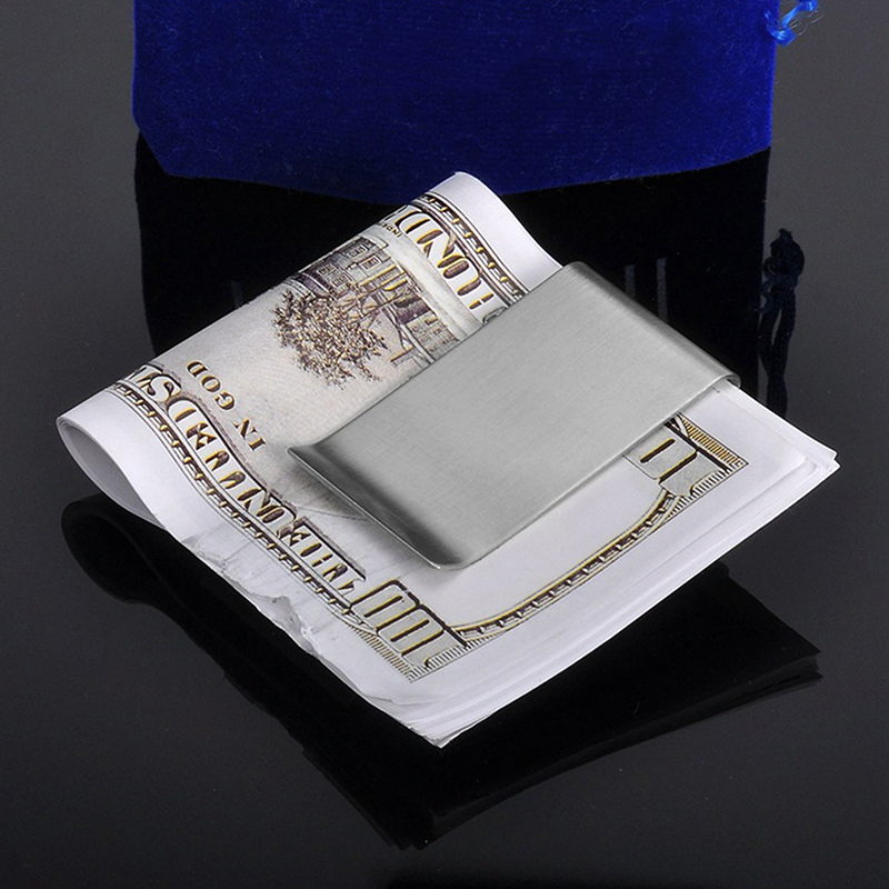 High Quality Stainless Steel Metal Money Clip Fashion Simple