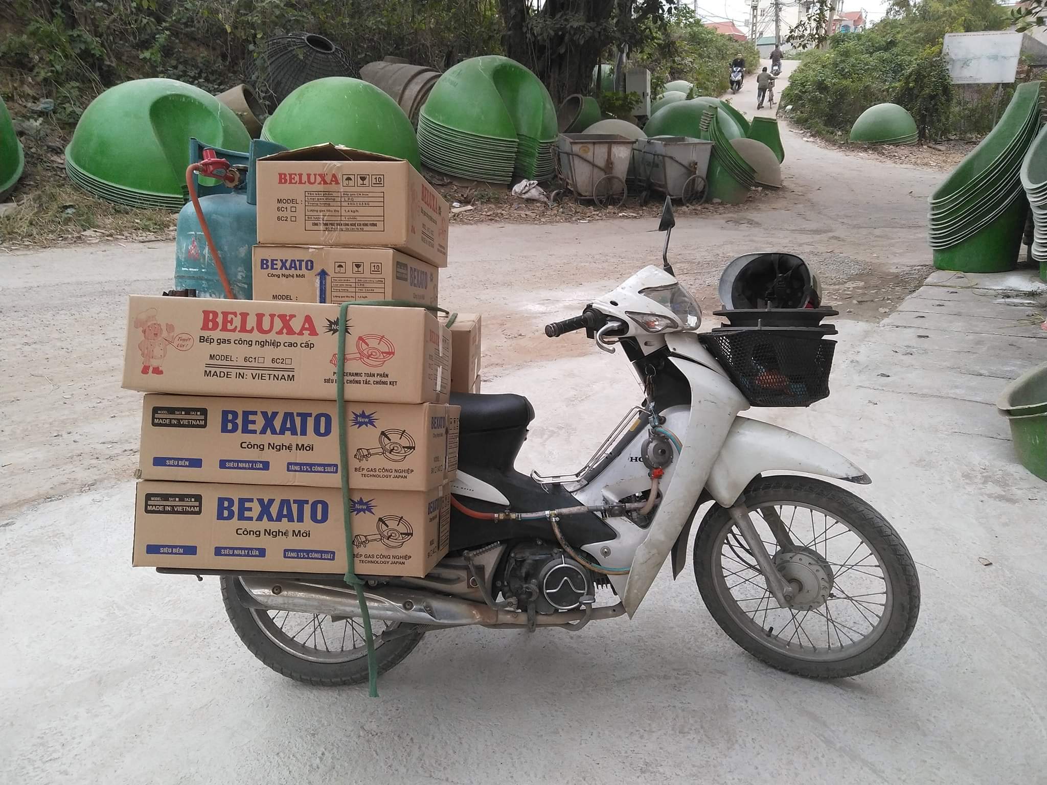 bếp GAS bán công nghiệp đôi.