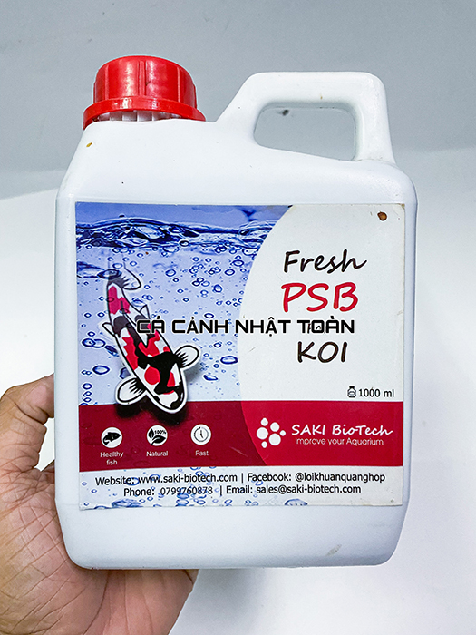 "Hoàn tiền đến 10%" VI KHUẨN QUANG HỢP PSB CHUYÊN CHO HỒ CÁ KOI FRESH PSB FOR KOI 1 LÍT