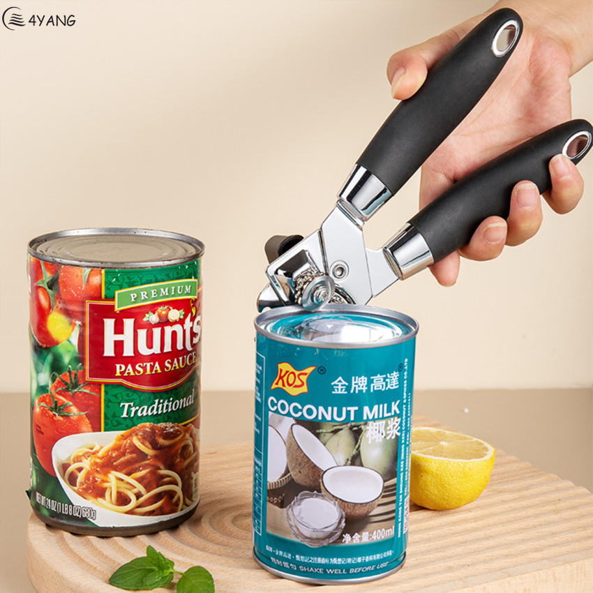 Stainless Steel Cans Opener High Quality Professional Ergonomic Manual Can Opener Side Cut Manual Can Opener
