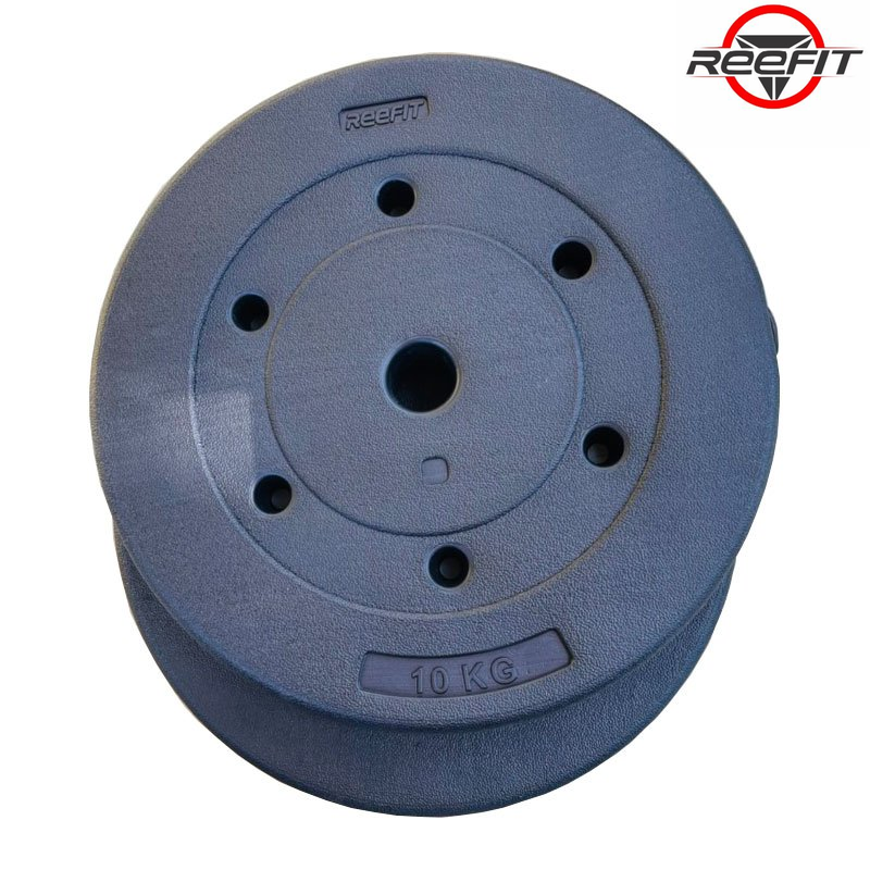 Tạ miếng nhựa đen Reefit 3kg có ruột
