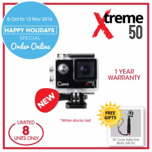 Action Camera Curve Xtreme 50 Full HD Wifi 1080p