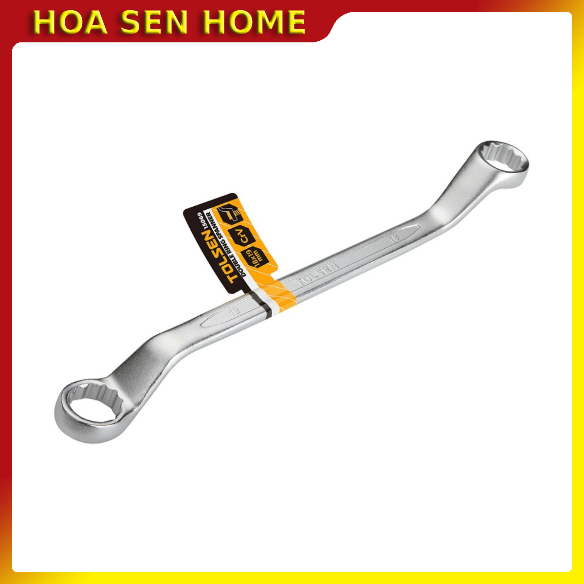 Cờ lê/chìa khóa 2 đầu vòng Tolsen (size 8-17)