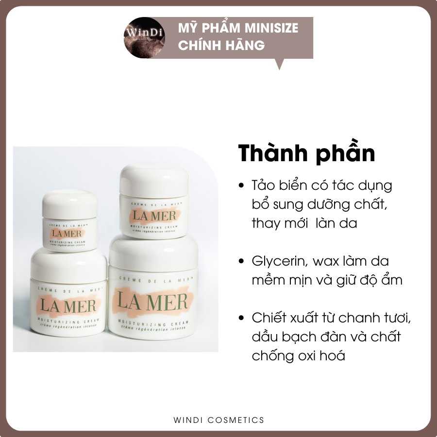 Kem dưỡng La Mer The Moisturizing Soft Cream 3.5g