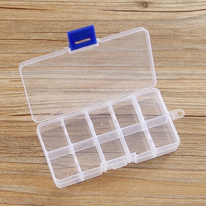 Convenient multi-compartment transparent jewelry box