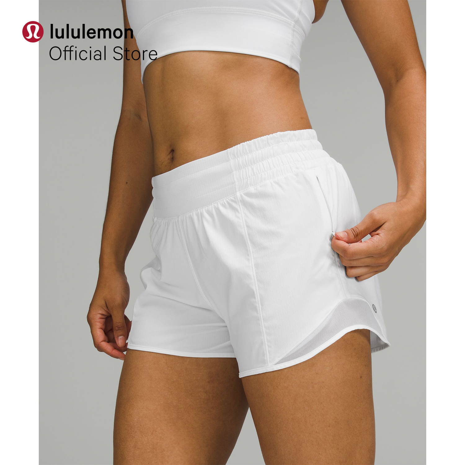 lululemon Women's Speed Up Mid-Rise Lined Short 4 - running shorts