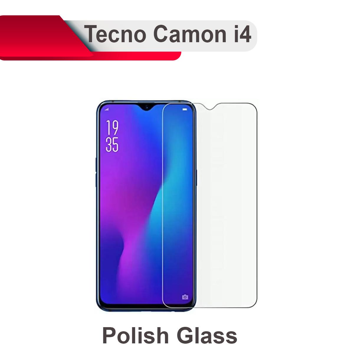 Tecno Camon i4 Tempered Glass Screen Protector Polish Glass For Camon i4