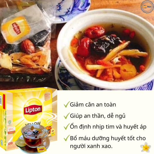 Trà Lipton thảo mộc  thanh nhiệt giải độc 1gói