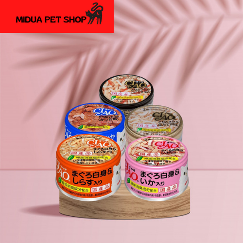 [Hoàn Tiền 10%] Ciao pate đủ vị cho mèo 85g