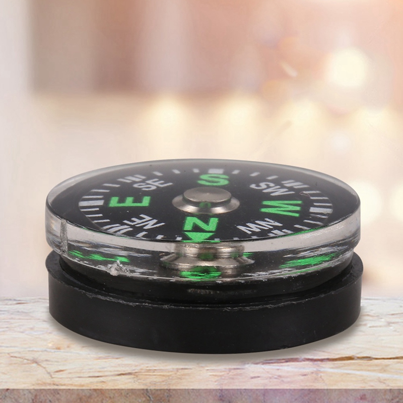 Oil Filled Button Compass - Ultra Compact 20mm - Mini SAS Survival