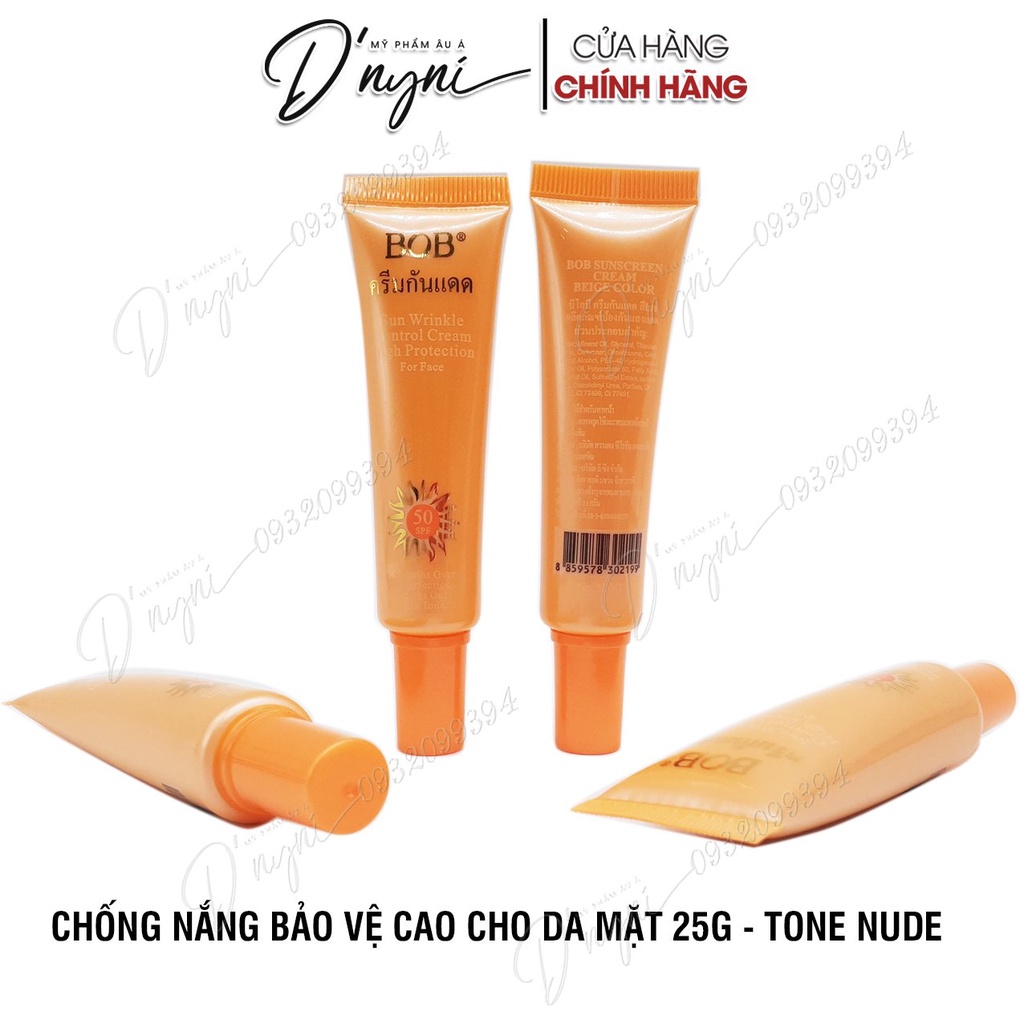Kem Chống Nắng BOB SPF50 25ml Thái Lan