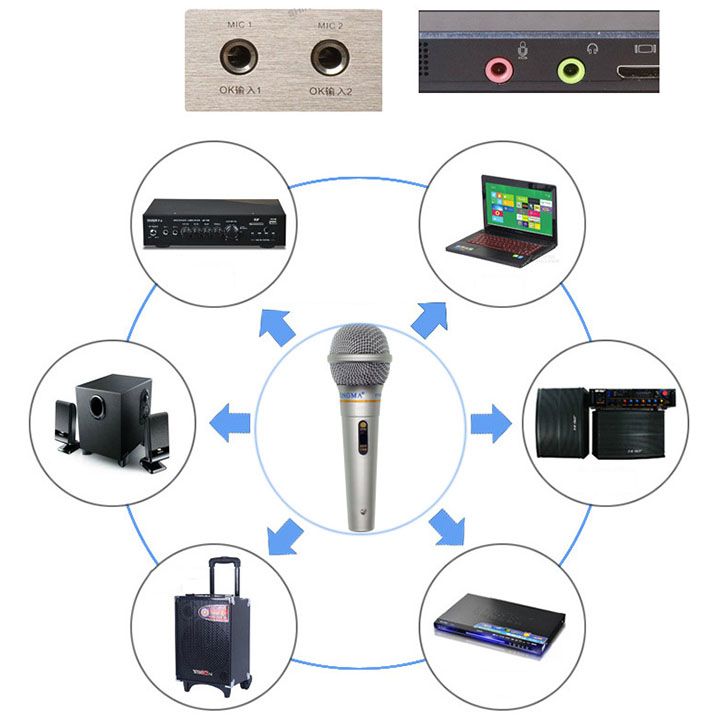 Micro Hát Karaoke XIGMA AK-319 Có Dây
