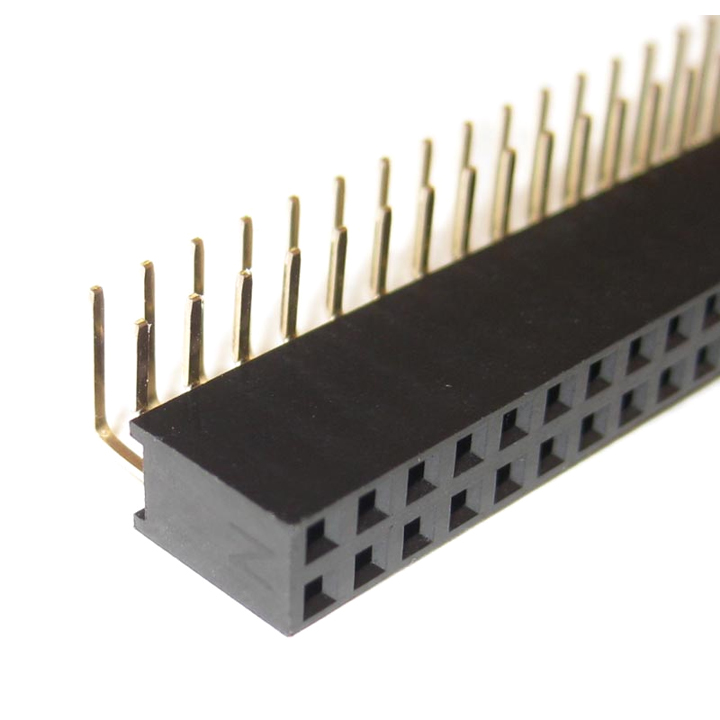 Jump Cái Đôi 2.54mm 2x40P Loại Cong